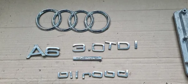 Audi A6 C6 Kofferraumemblem OEM EBLEMAT - 3.0 TDI Allroad image 10