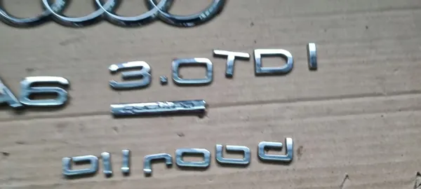 Audi A6 C6 Kofferraumemblem OEM EBLEMAT - 3.0 TDI Allroad image 9