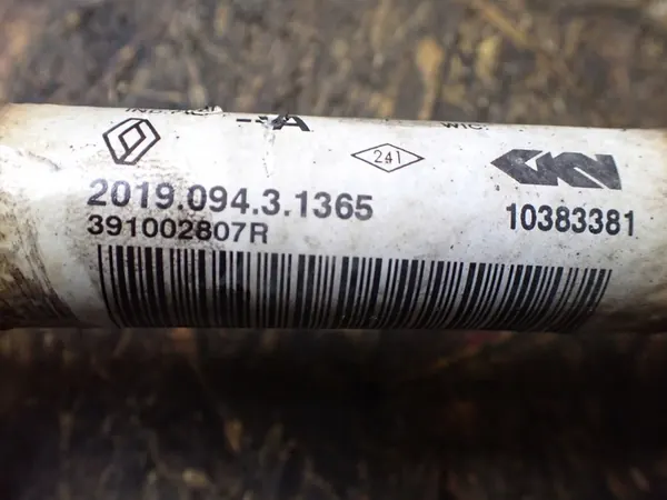 Höger drivaxel Dacia Lodgy 2019 1.6SCE OEM 391002807R image 10