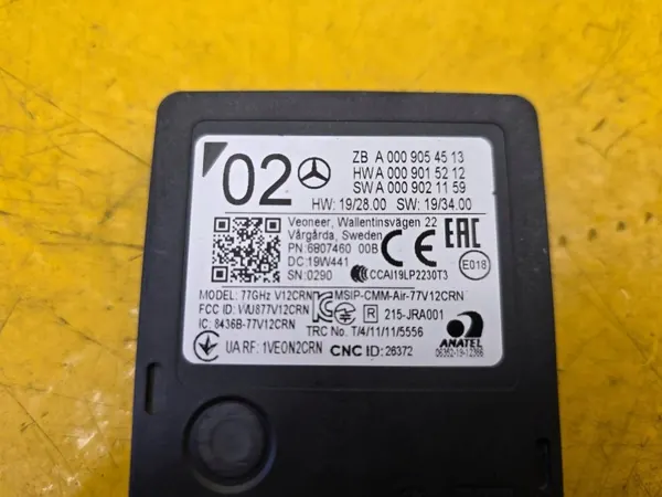 Sensor Radar Mercedes-Benz S W223 OEM A0009054513 image 3