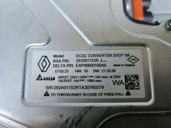 Module chargeur batterie OEM 292A01152R pour Renault image 4