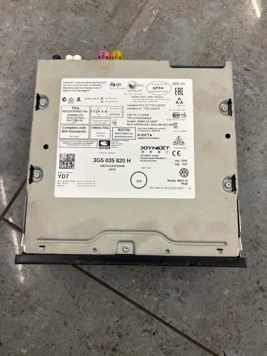 MIB3-navigationsläsare OEM 3G5035820H för VW Passat B8 image 2