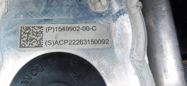 Condensador Bomba Calor Tesla OEM 1549902-00-C image 6