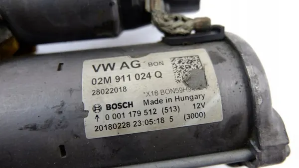Motor de arranque SKODA FABIA III 1.0 TSI OEM 02M911024Q image 6