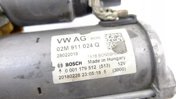 Motor de arranque SKODA FABIA III 1.0 TSI OEM 02M911024Q image 7