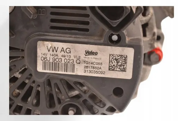 Audi TT TTS 2014 Vaihtovirtageneraattori AITO image 6