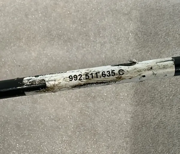 Conduite de pression arrière gauche OEM 992511635C Porsche 911 image 5