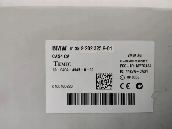 BMW CAS-module OEM 9202325 voor 7-serie F01-F04 image 4