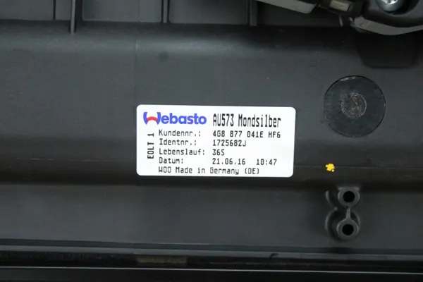 OEM 4G8877255A Panoramakaton Verho Audi A7 C7 image 10