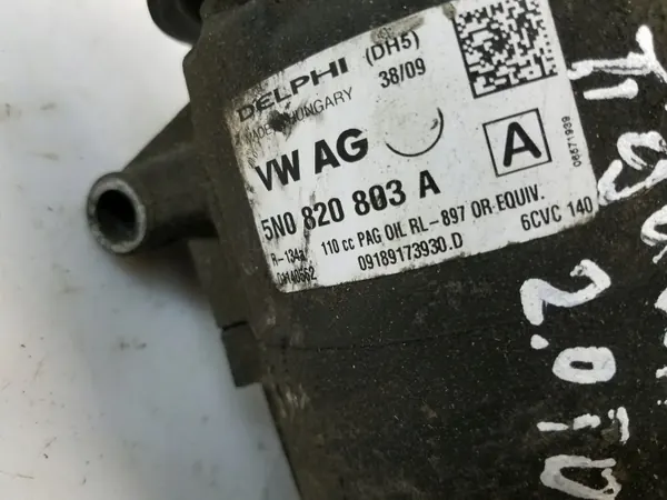 AC Compressor VW Tiguan I 5N 2.0 TDI 5N0820803A image 3