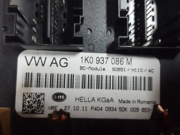 Módulo Conforto OEM 1K0937086M para Skoda Yeti 5L image 3