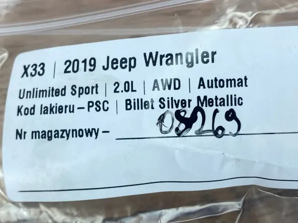 Bouchon de réservoir Jeep Wrangler JL 2018+ OEM 68290247AA image 5