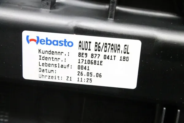 Gebrauchtes Schiebedach OEM 8E9877041T für Audi A4 Avant image 4