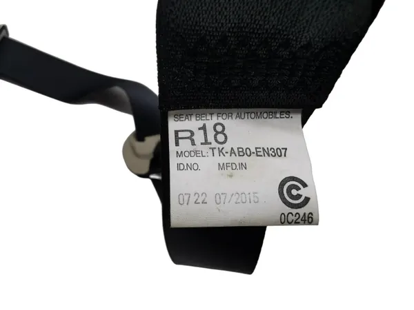 Cinto de segurança traseiro esquerdo OEM AB0-EN307 Mitsubishi image 3