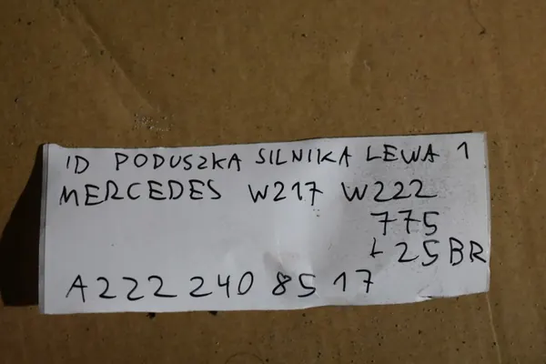 Soporte de motor izquierdo Mercedes W217 W222 image 4