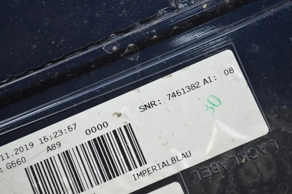 Spoiler BMW G31 Série 5 OEM 7451382 - Arrière image 5