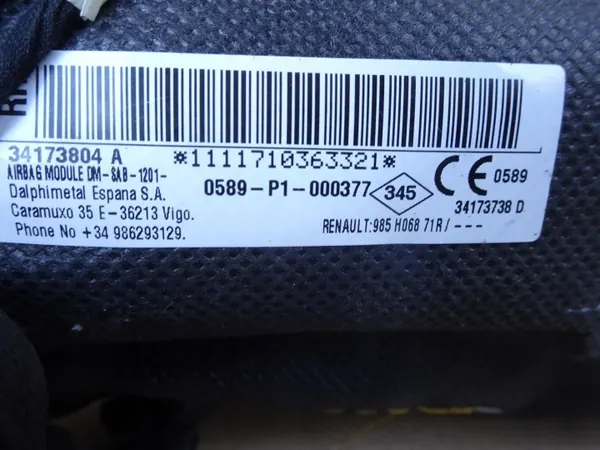 Dacia Sandero II oikea istuintyyny OEM Marwoj881..448 image 4