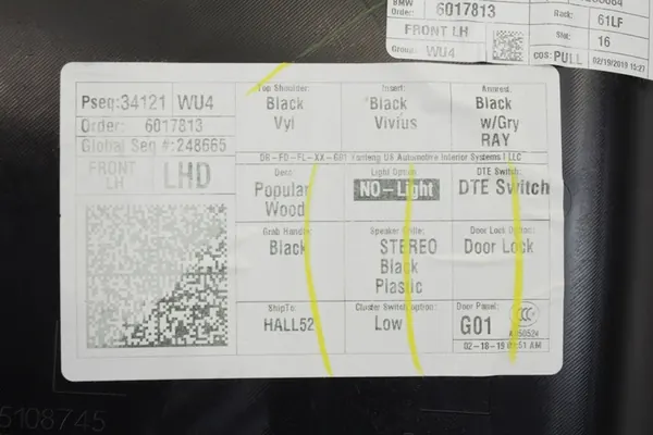 Linker Voorportierpaneel Antraciet BMW G01 G02 image 6