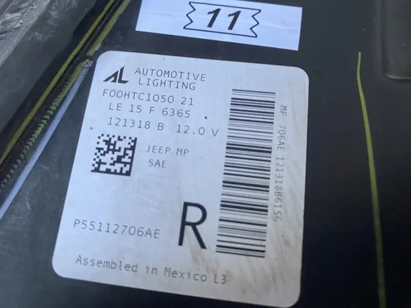 OEM 55112706AF höger strålkastare för Jeep Compass 2017-2020 image 6