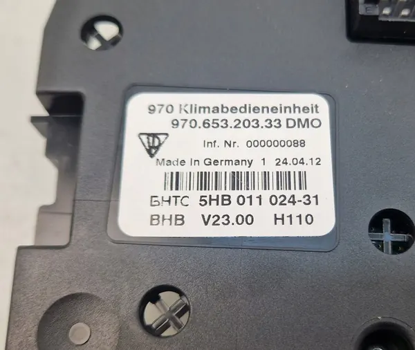 Panneau de commutateur Console Porsche Panamera 970 97065320333 image 3