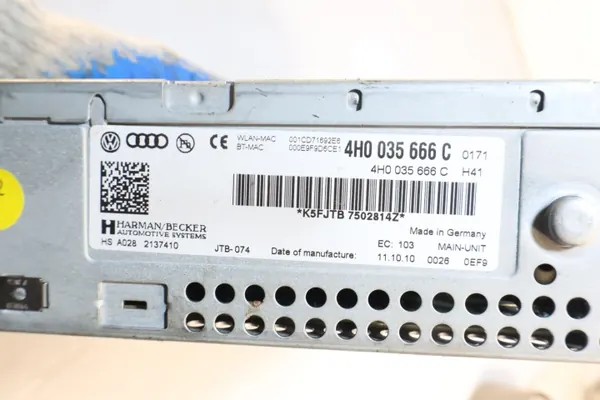 Audi A8 D4 CD/DVD-Wechsler OEM 4H0035666C image 7