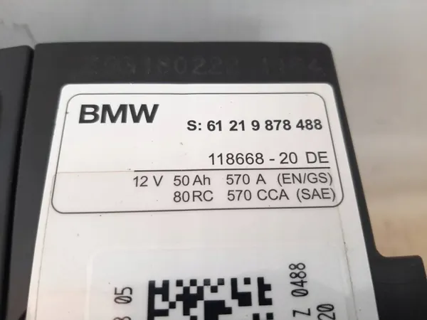 AGM Start-Stop Batterie OEM 9878488 12V 50Ah 570A image 3