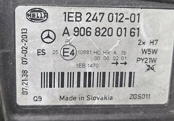 Mercedes Sprinter 906 Links HELLA Origineel A9068200161 image 8