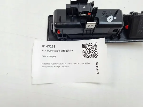 Kofferraumgriff mit Kamera BMW X4 F26 51247345700 image 7