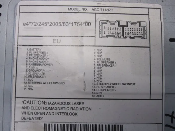 Radio CD OEM 96647739 pour Chevrolet Captiva I 09r image 8