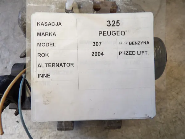 Vaihtovirtageneraattori Peugeot OE 9640088080 image 4