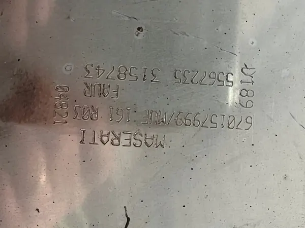 Maserati Levante 3.0 GT höger avgasljuddämpare OEM 670157999 image 3