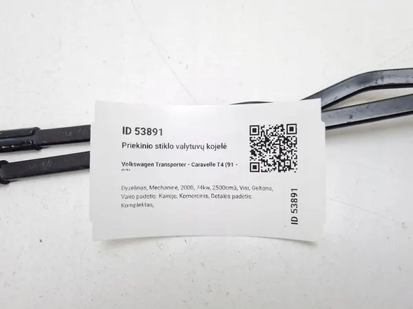 Rechter Voorste Ruitenwisserarm VW Transporter T4 image 6