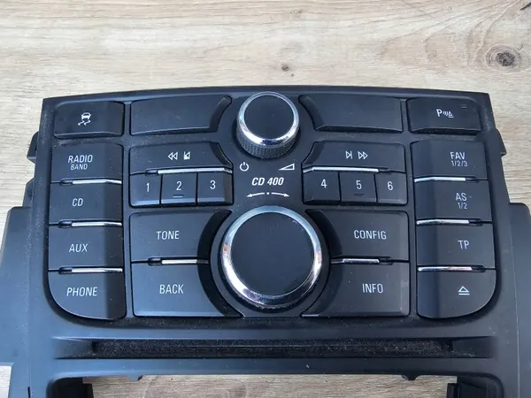 Panneau radio OEM CD 400 pour Opel Astra J noir image 3