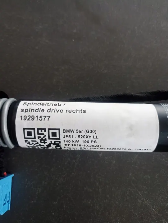 BMW G30 Baklucka Aktuatorer Vänster Höger Set 4A1FA90 7366403 image 6