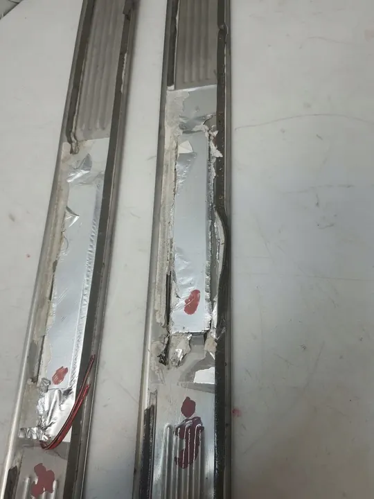 Plaques de seuil chromées éclairées Mercedes W212 W218 image 4