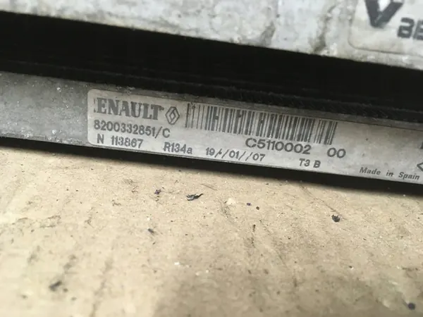 Radiador de agua de aire acondicionado Renault Espace IV 2.0 DCI OEM image 3