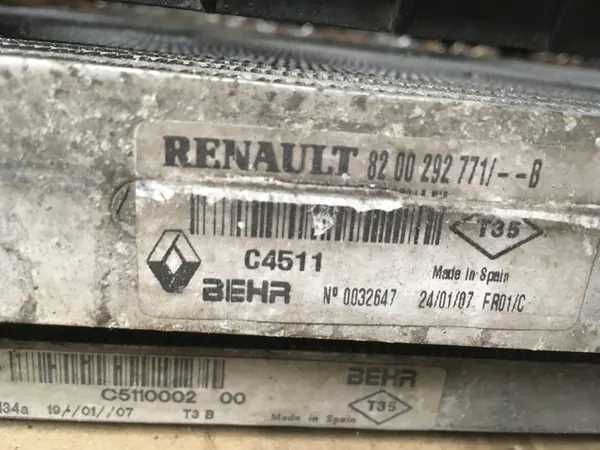 Radiador de agua de aire acondicionado Renault Espace IV 2.0 DCI OEM image 4