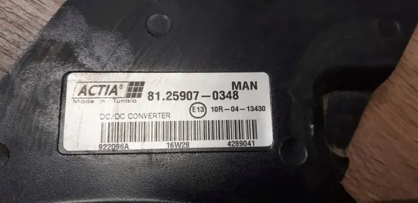 MAN Spanningsomzetter OEM 81259070348 - Gebruikt image 5