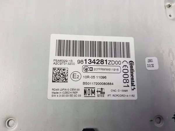 Rádio 98134281 Peugeot 301 2017 OEM 301RADIO image 3