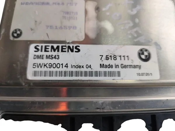 Motorstyrenhet BMW X5 E70 3.0 D 7518111 5WK90014 image 2