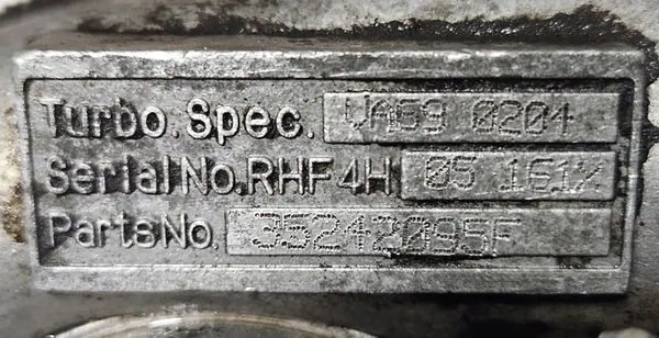 CHRYSLER VOYAGER IV 2.5 CDR Turbocompresor 35242095F image 3