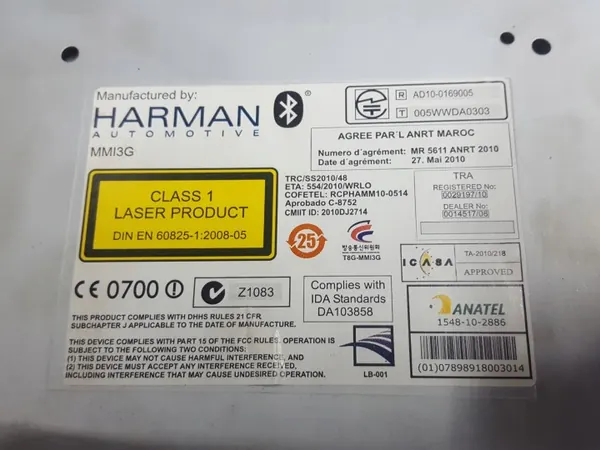Lector de tarjetas MMI Audi Q7 4L OEM 4L2035670A image 3