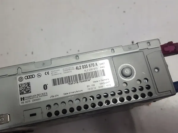 Lector de tarjetas MMI Audi Q7 4L OEM 4L2035670A image 4
