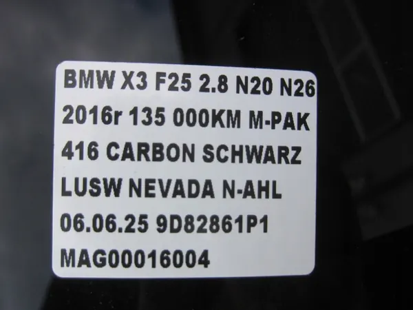 BMW X3 F25 achterklepglas OEM 51317329453 image 7