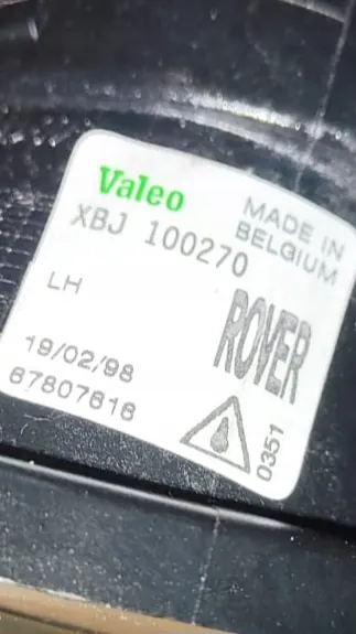 Halogen Left Front Rover 200 XBJ100270 image 2