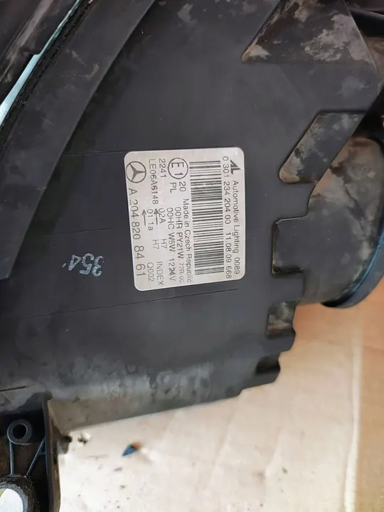 Linker koplamp Mercedes C-Klasse W204 2007-2011 image 5