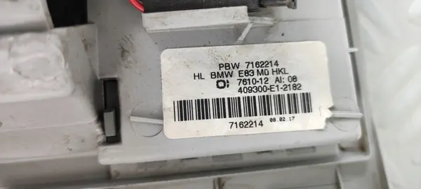 Lámpara trasera derecha para BMW X3 E83 LIFT OEM 7162210 7162214 image 6