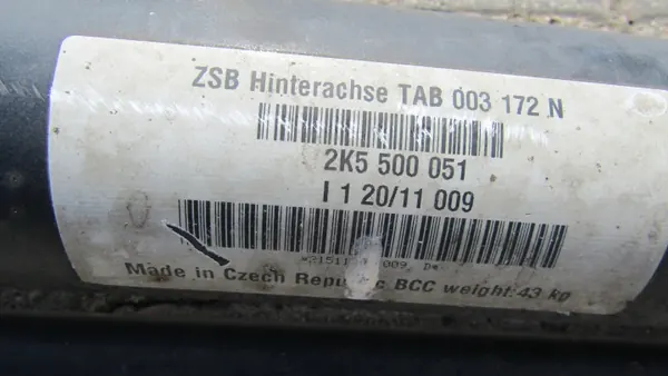 Viga suspensão traseira VW Caddy 3 OEM 2K5500051 image 3