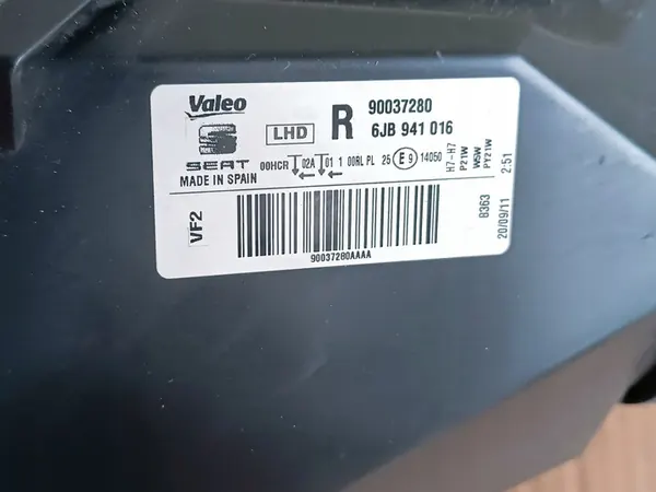 Farol Dianteiro Direito SEAT Toledo IV 6JB941016 image 9