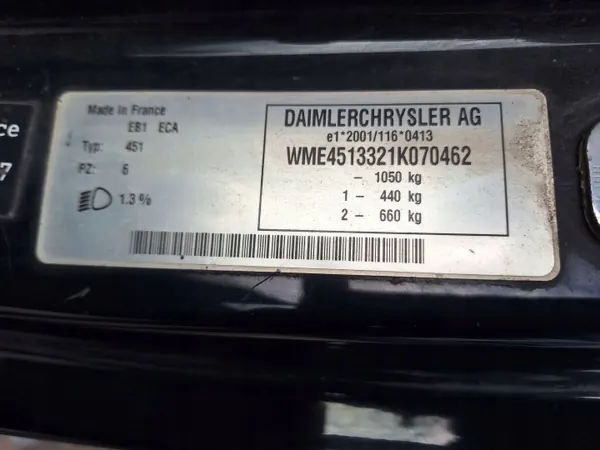 Smart ForTwo II 451 achteras OEM A4513500003 image 7